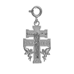 14K or 18K Gold Caravaca Crucifix Pendant