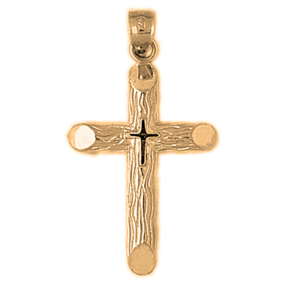 10K, 14K or 18K Gold Latin Cross Pendant