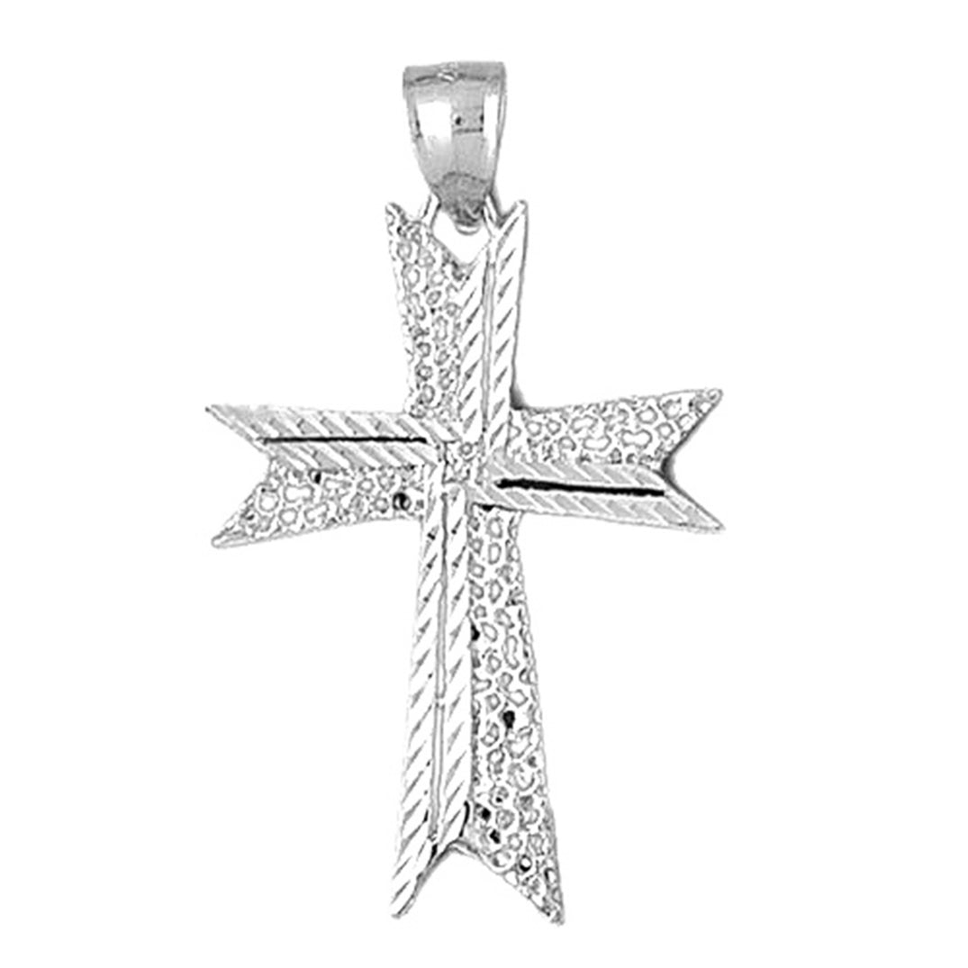 10K, 14K or 18K Gold Cross Pendant