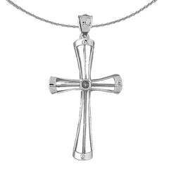 10K, 14K or 18K Gold Latin Cross Pendant