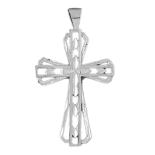 10K, 14K or 18K Gold Latin Cross Pendant