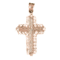 14K or 18K Gold Latin Cross Pendant