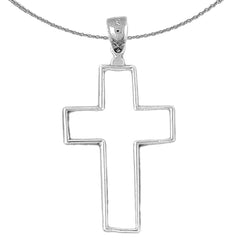 14K or 18K Gold Latin Cross Pendant