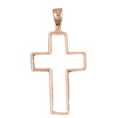 14K or 18K Gold Latin Cross Pendant