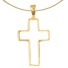 14K or 18K Gold Latin Cross Pendant