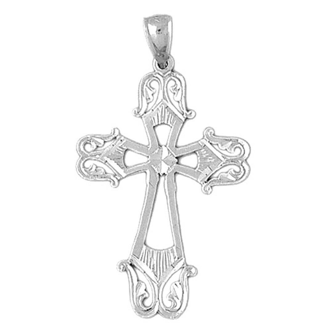 10K, 14K or 18K Gold Passion Cross Pendant