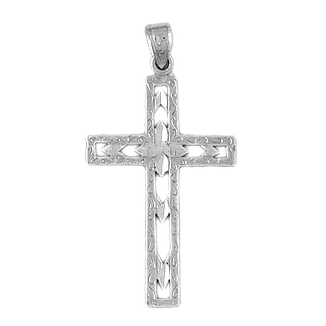 14K or 18K Gold Latin Cross Pendant