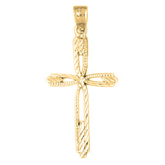 14K or 18K Gold Cross Pendant