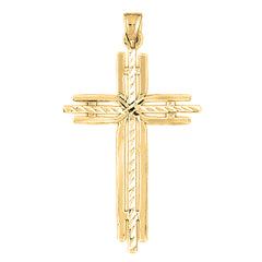 14K or 18K Gold Cross Pendant