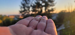 14K or 18K Gold Dove and Cross Pendant