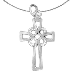 14K oder 18K Gold Kreuz Anhänger