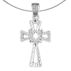 14K or 18K Gold Celtic Cross Pendant