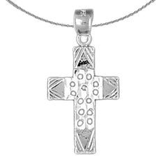 14K or 18K Gold Latin Cross Pendant