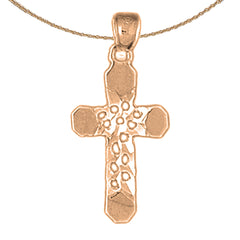 14K or 18K Gold Cross Pendant