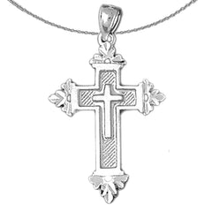 10K, 14K or 18K Gold Latin Cross Pendant