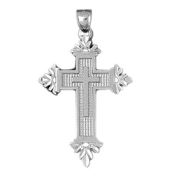 10K, 14K or 18K Gold Latin Cross Pendant