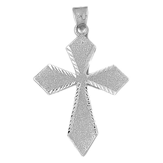 10K, 14K or 18K Gold Passion Cross Pendant