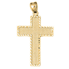 10K, 14K or 18K Gold Latin Cross Pendant