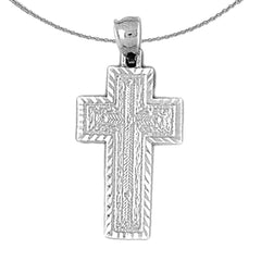 10K, 14K or 18K Gold Latin Cross Pendant