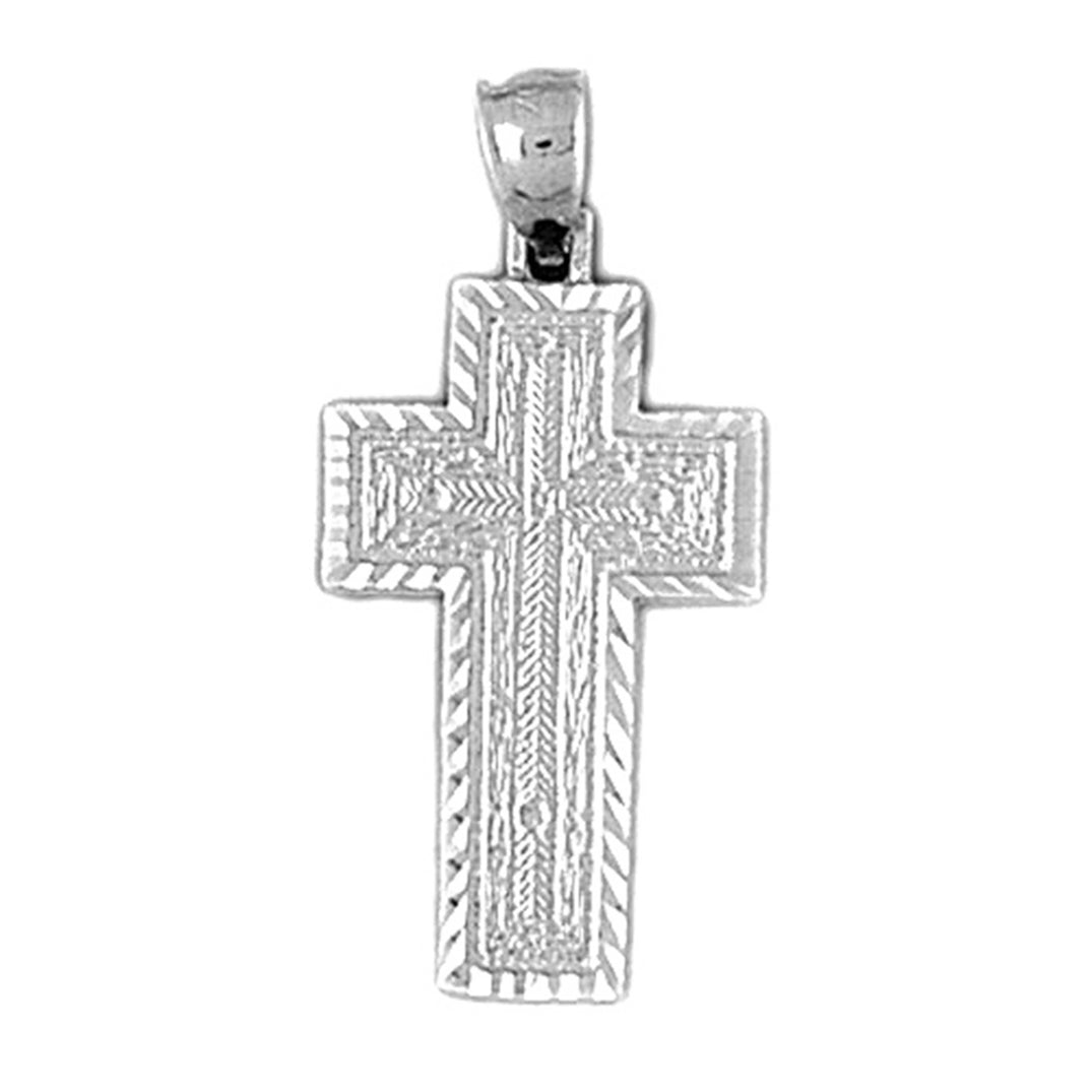 10K, 14K or 18K Gold Latin Cross Pendant