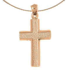 14K or 18K Gold Latin Cross Pendant