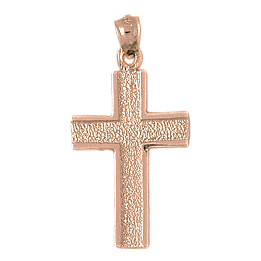 14K or 18K Gold Latin Cross Pendant