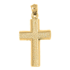 14K or 18K Gold Latin Cross Pendant