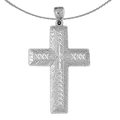 10K, 14K or 18K Gold Latin Cross Pendant