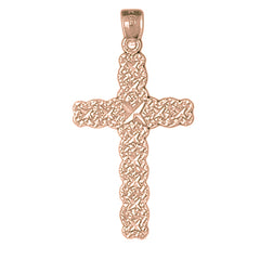 14K or 18K Gold Cross Pendant