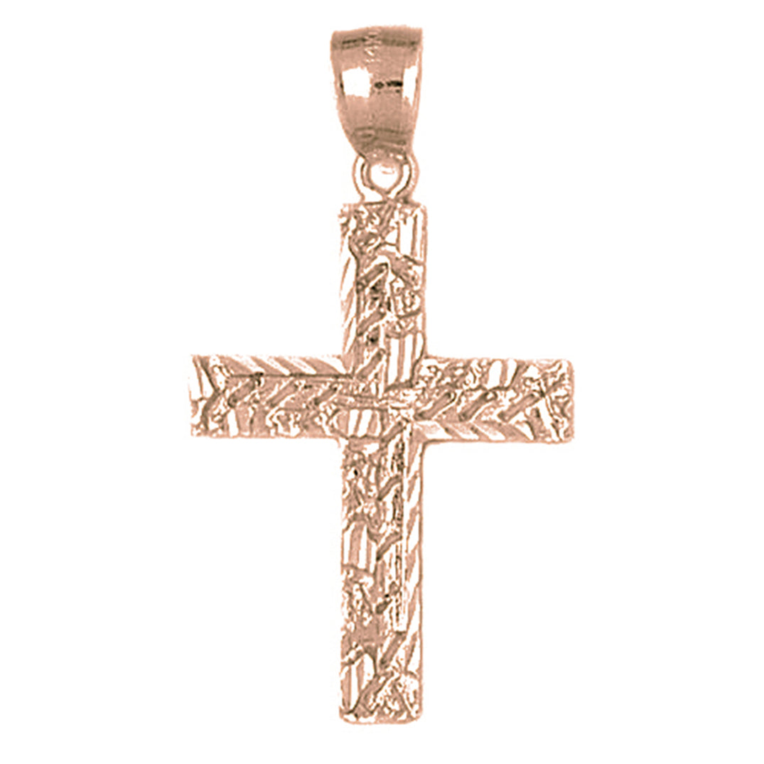 10K, 14K or 18K Gold Latin Cross Pendant