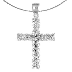 10K, 14K or 18K Gold Latin Cross Pendant