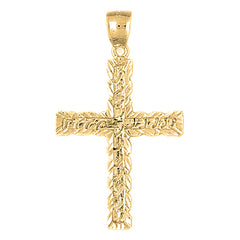 10K, 14K or 18K Gold Latin Cross Pendant