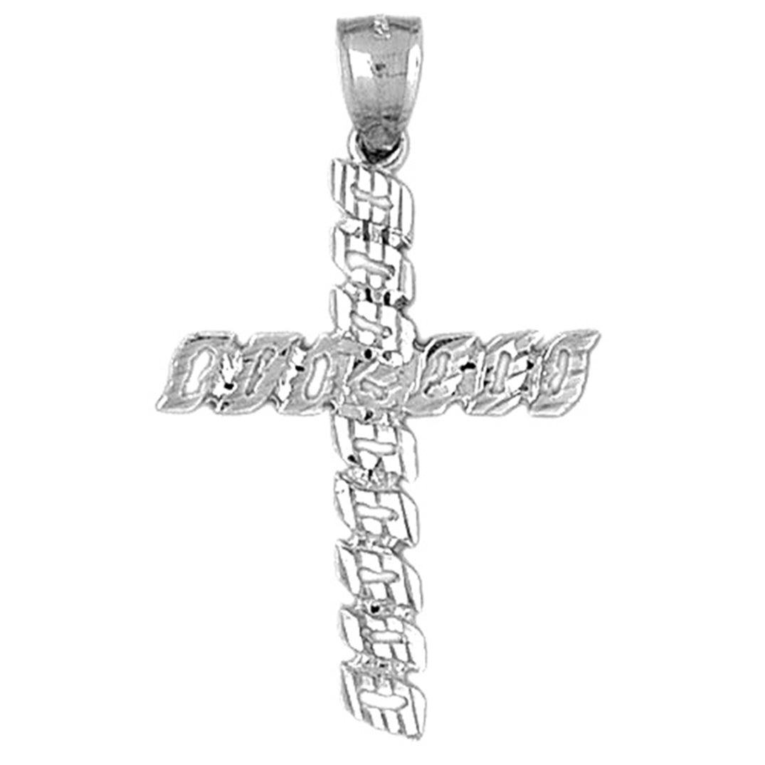 10K, 14K or 18K Gold Latin Cross Pendant