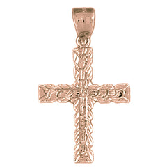 10K, 14K or 18K Gold Latin Cross Pendant