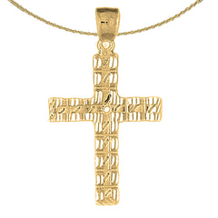 10K, 14K or 18K Gold Latin Cross Pendant