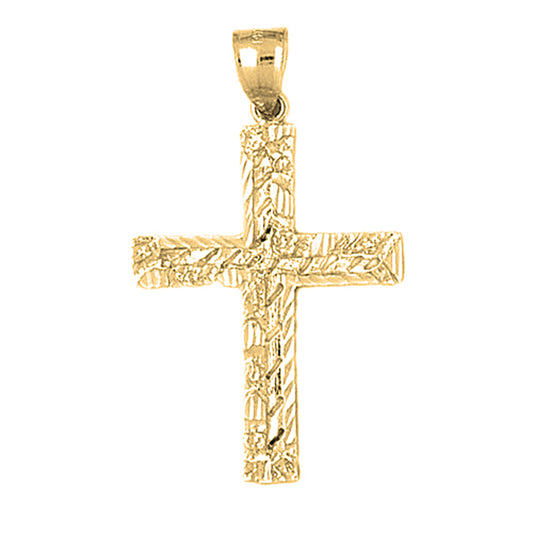 10K, 14K or 18K Gold Latin Cross Pendant