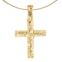 10K, 14K or 18K Gold Latin Cross Pendant