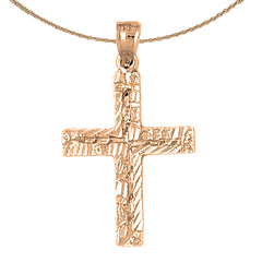 10K, 14K or 18K Gold Latin Cross Pendant