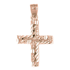 10K, 14K or 18K Gold Latin Cross Pendant