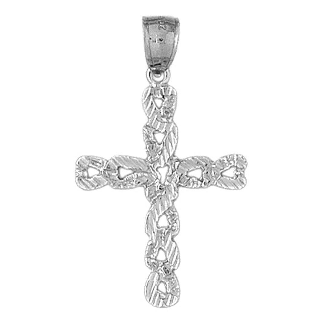 10K, 14K or 18K Gold Latin Cross Pendant