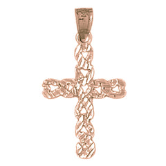 14K or 18K Gold Cross Pendant