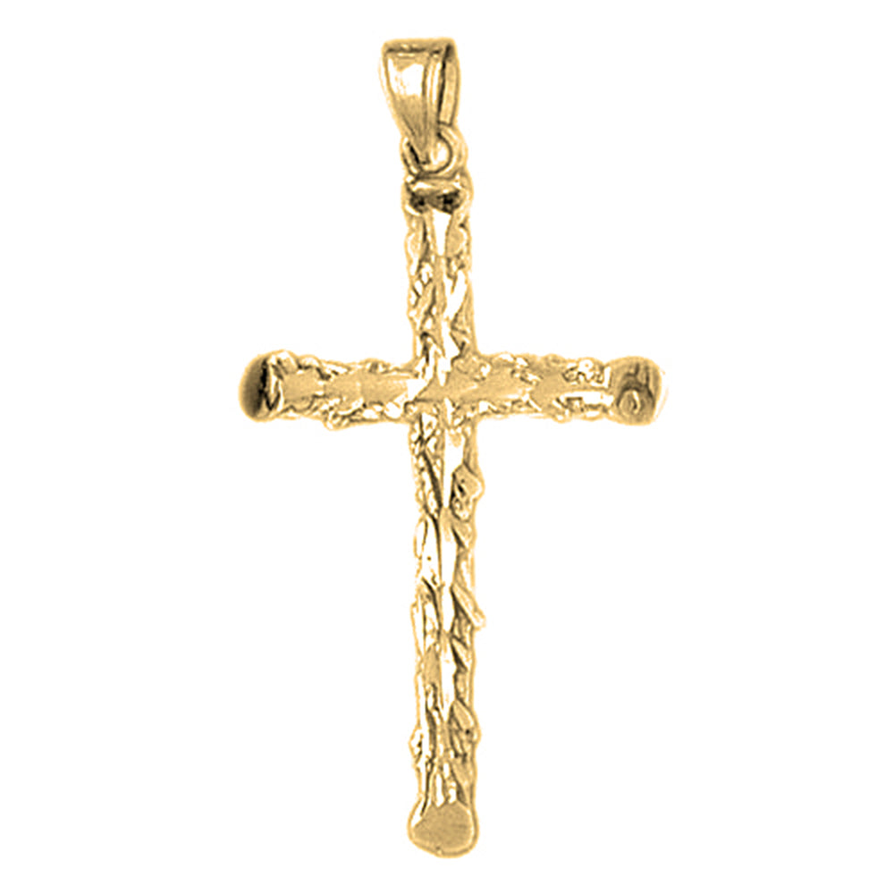 10K, 14K or 18K Gold Latin Cross Pendant