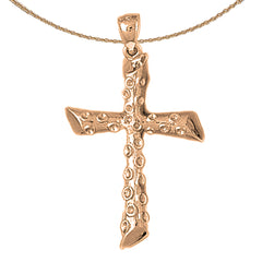 10K, 14K or 18K Gold Latin Cross Pendant