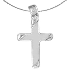 14K or 18K Gold Latin Cross Pendant