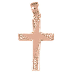 14K or 18K Gold Latin Cross Pendant