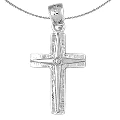 10K, 14K or 18K Gold Latin Cross Pendant