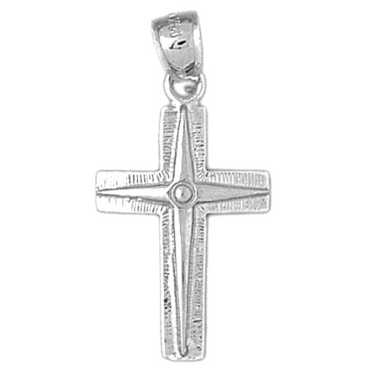 10K, 14K or 18K Gold Latin Cross Pendant