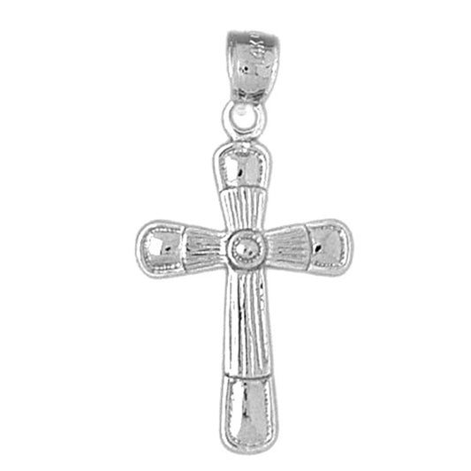 10K, 14K or 18K Gold Latin Cross Pendant