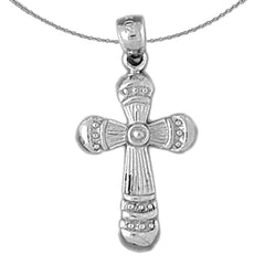 10K, 14K or 18K Gold Latin Cross Pendant