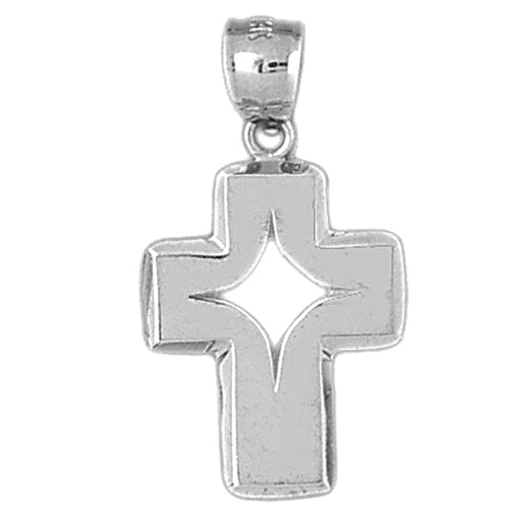 10K, 14K or 18K Gold Latin Cross Pendant